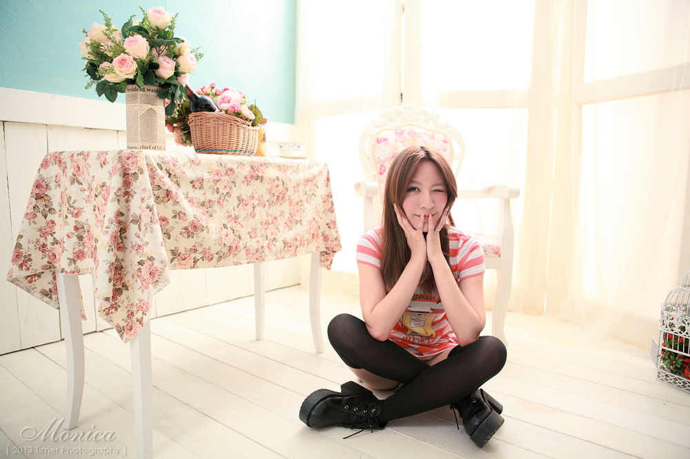 台湾清纯美女-小橘外拍写真 1